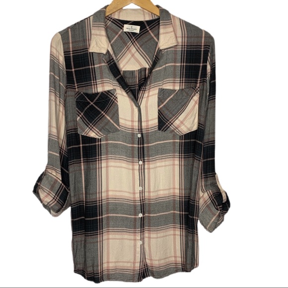 Thread & Supply Tops - Thread and Supply Soft Flannel Plaid Shirt